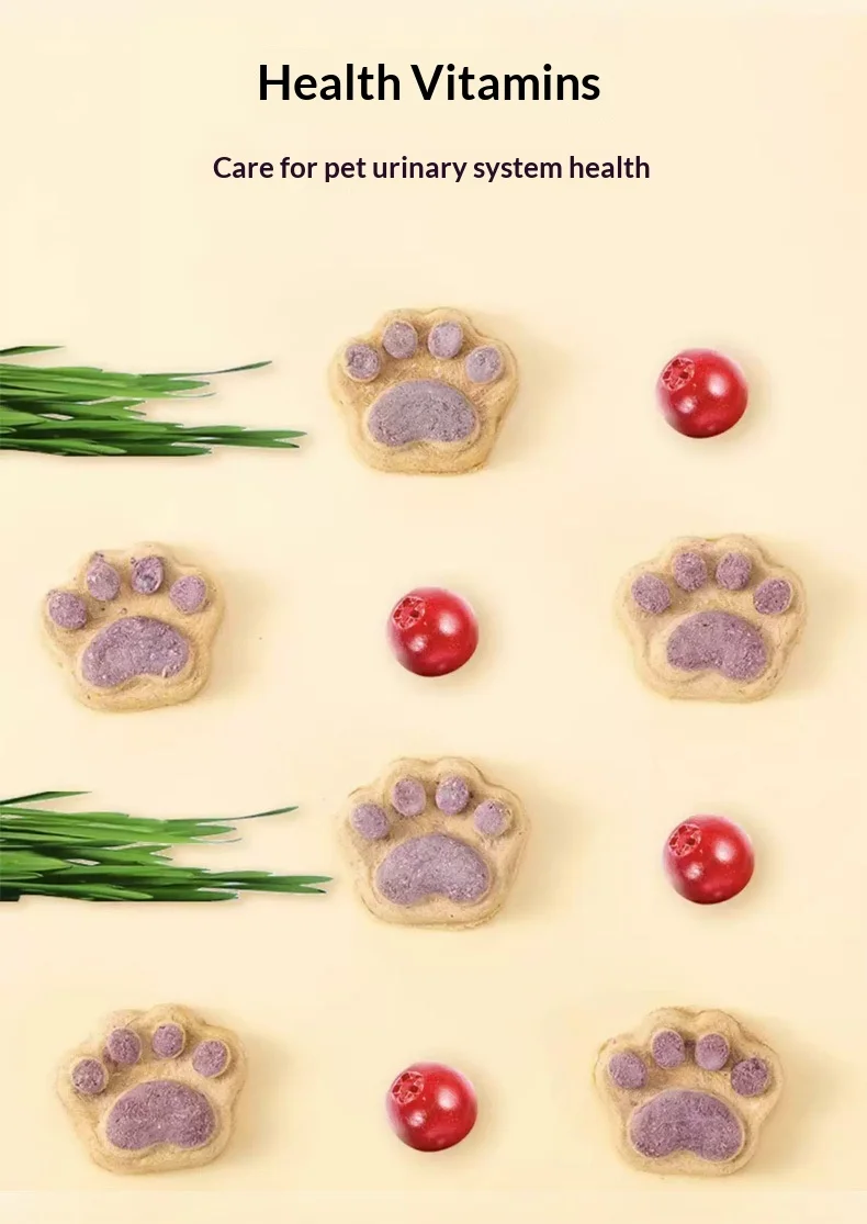 Source Factory Made in China Pet Snacks Cat Dog Claw Cake Suitable Nutrition Matching OEM Customization manufacture