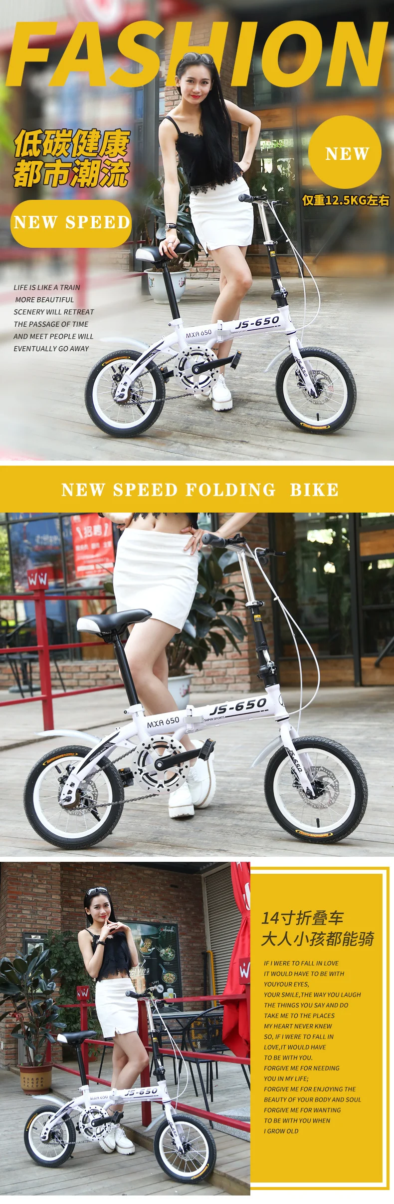 sanhem folding bike