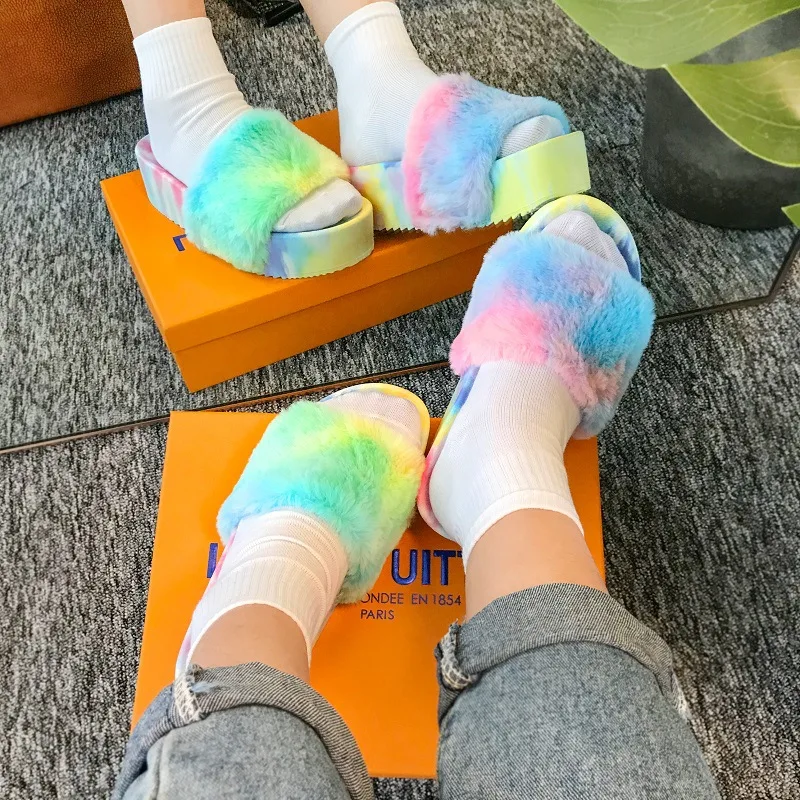 colorful fur slides