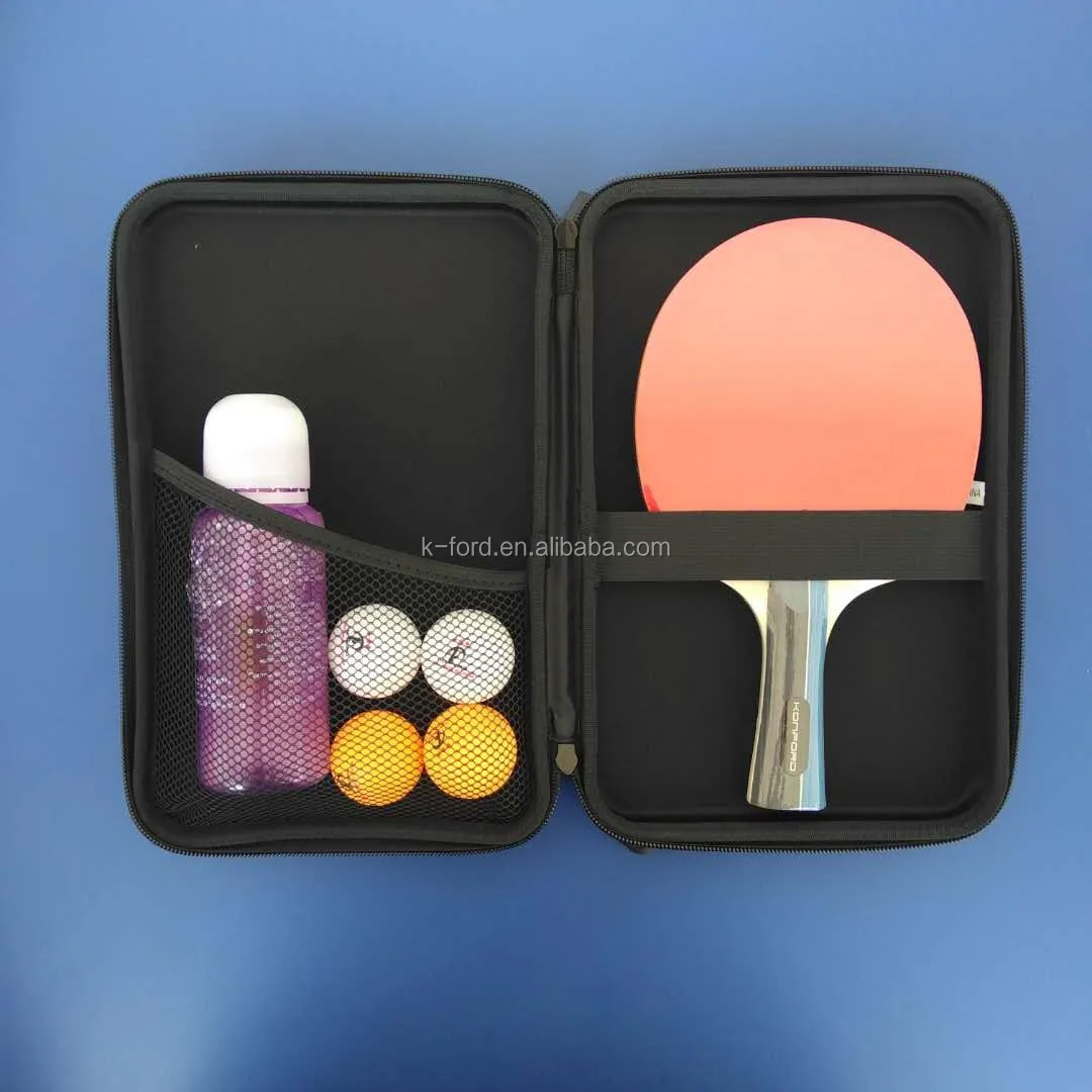 Oem/odm Artificial Leather Pingpong Paddle Bag Case Custom Pu Durable