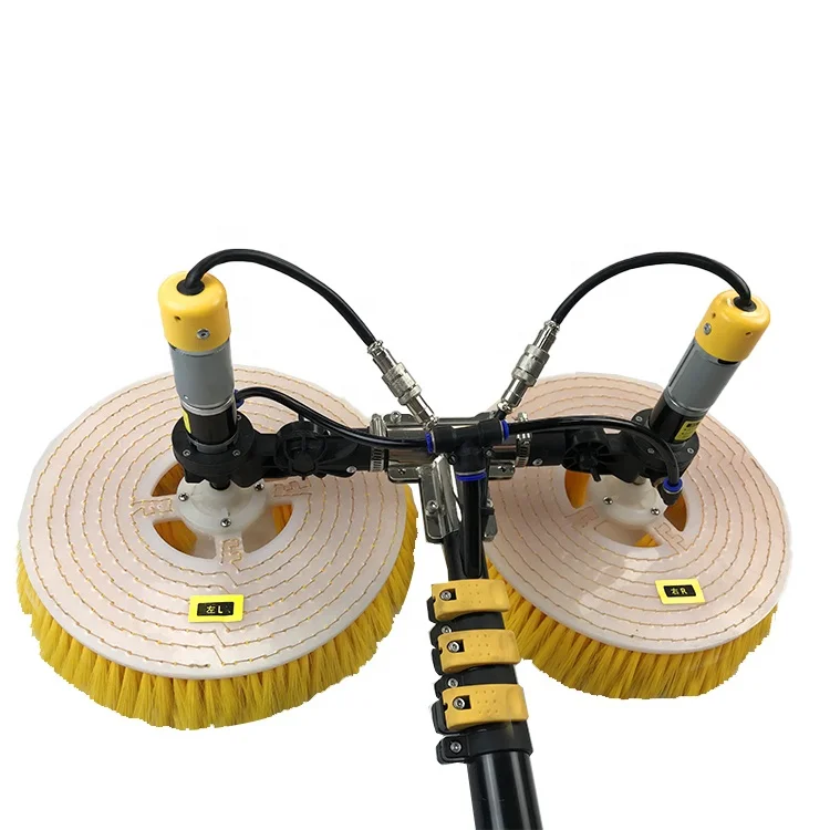 Multifit Solar Panel 3500w Handle Brush Electric Double Head Cleaning