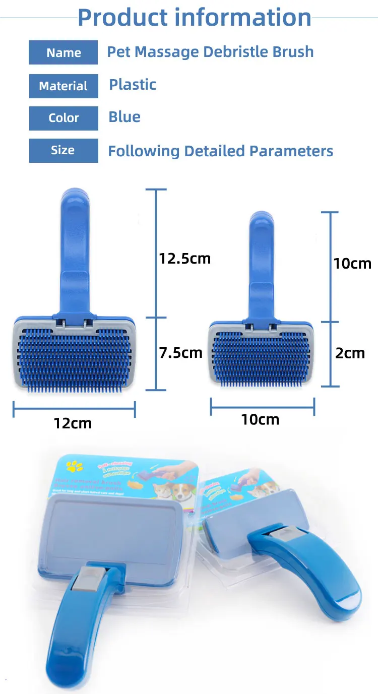 Newest dog lice best grooming rake pet cat hair trimmer electric dematting tool hairbuster comb with blade