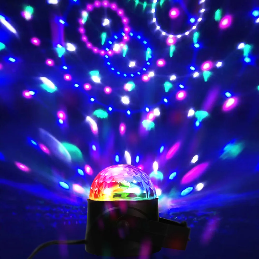 Hot Sale Party Lights Disco Strobe Light Crystal Magic Ball Rgb Stage