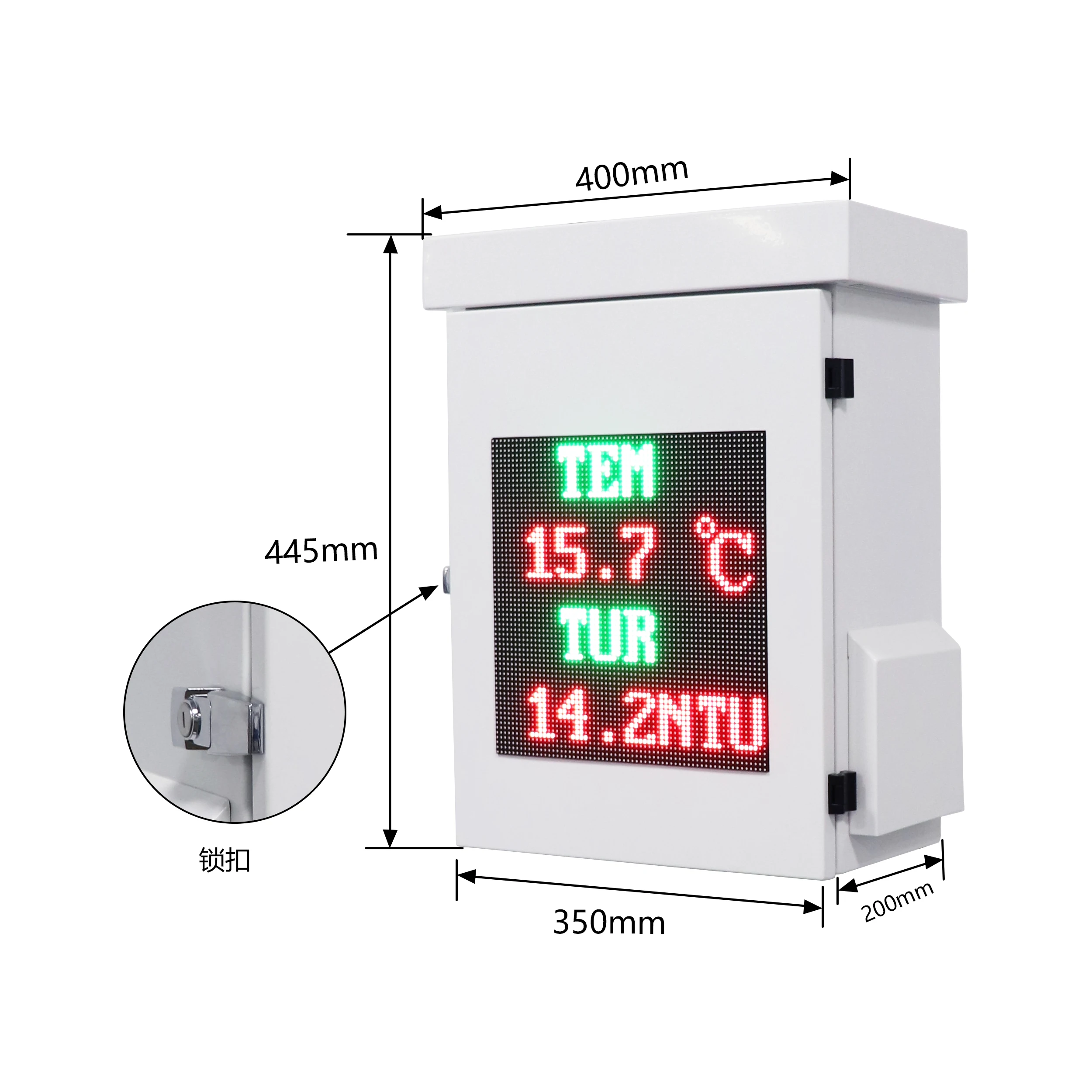 Hot selling five parameters Standard PH P4 full-color screen dissolved oxygen water quality Stations Instruction factory