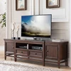 American country living room modern style antique tv stand cabinet with Showcase design and storage for living room
