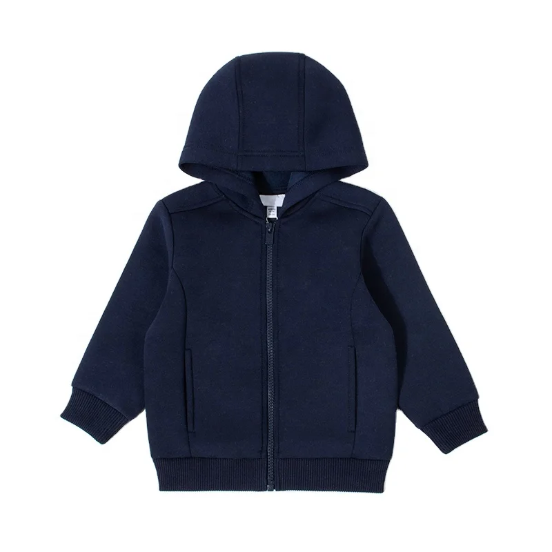 
2020 Winter Cheap New Fashion Baby Boys Hoodie Zip Thru With Side Pocket 