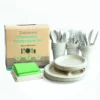 Disposable Tableware Set - 130 Pieces