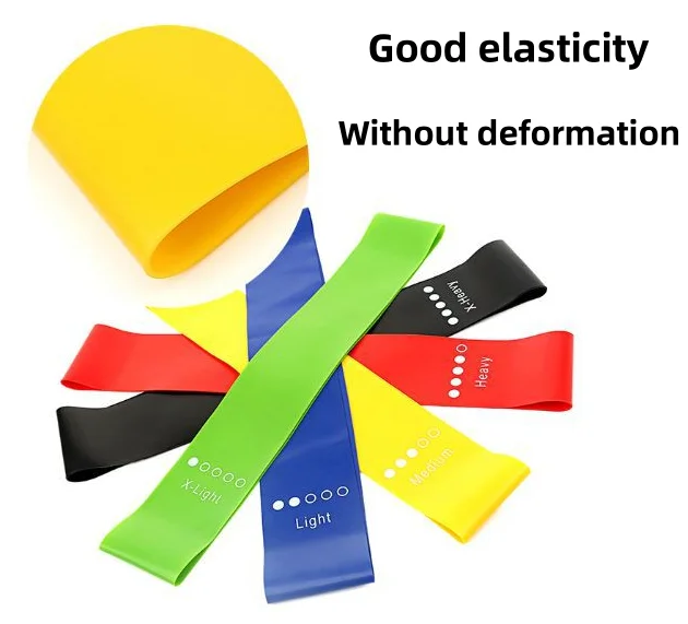 2023 Silicone Rubber Body Exercise Yoga Elastic Stretch Loop Leg Tool