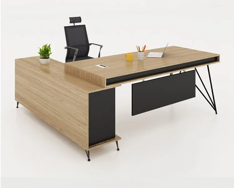 Simple Office Table Office Furniture Executive Table Wholesale Wooden