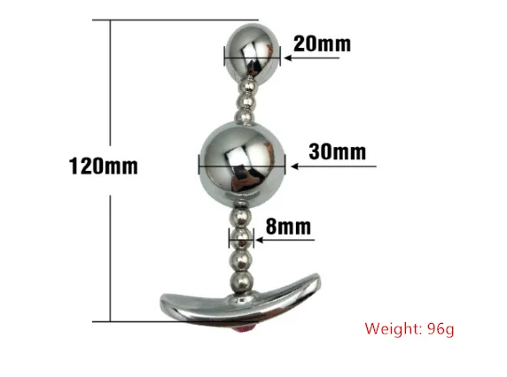 New Anal Sex Toys Women Stainless Steel Ball Sexual For Gay Lesbian Anal Beads Metal Jeweled