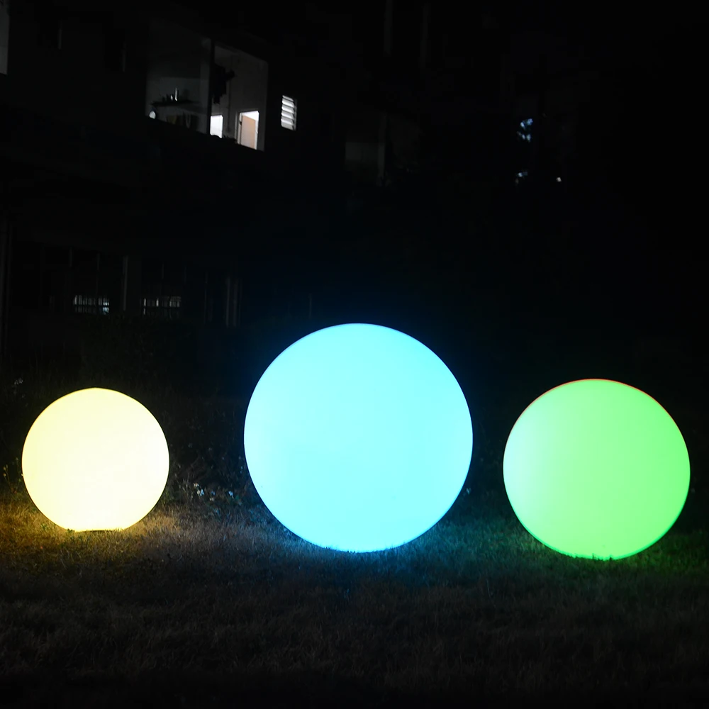 led magic ball light / Cool Design Decoration  ball 3D LED Nightlight Colors Change Standing pool floating ball lighted