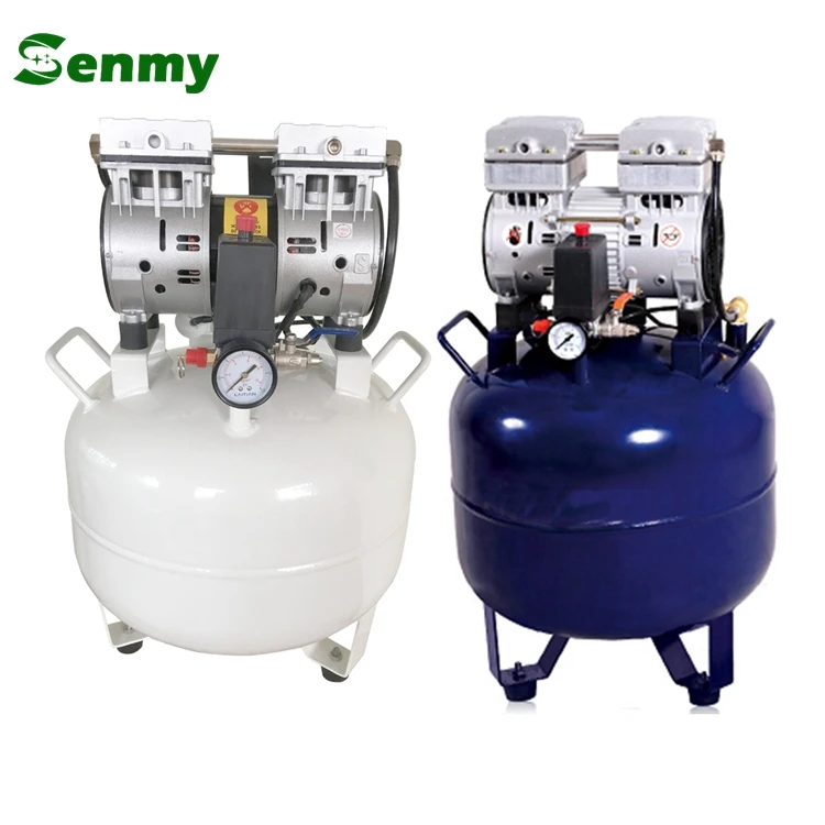 S501 1 Hp Silent Dental Chair Air Compressor Oil Free With Air Dryer