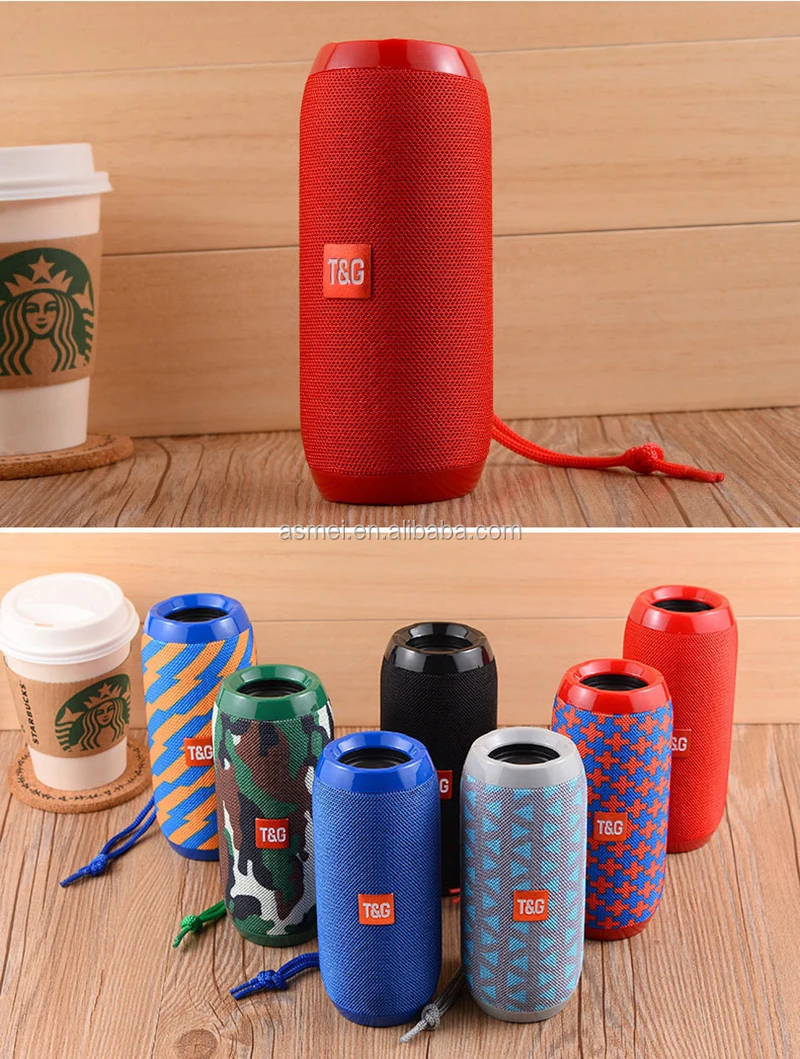 TG117 Mini BT Speaker Portable Wireless With TF card and FM Radio For Mobile Phone PK Loudspeaker TG113 - ANKUX.COM