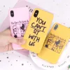For 11 Pro 8 8Plus X XR 7 7Plus XS Max 6 6S 5 SE Funny You Can't Sit With US Candy Silicone Soft Phone Case Coque