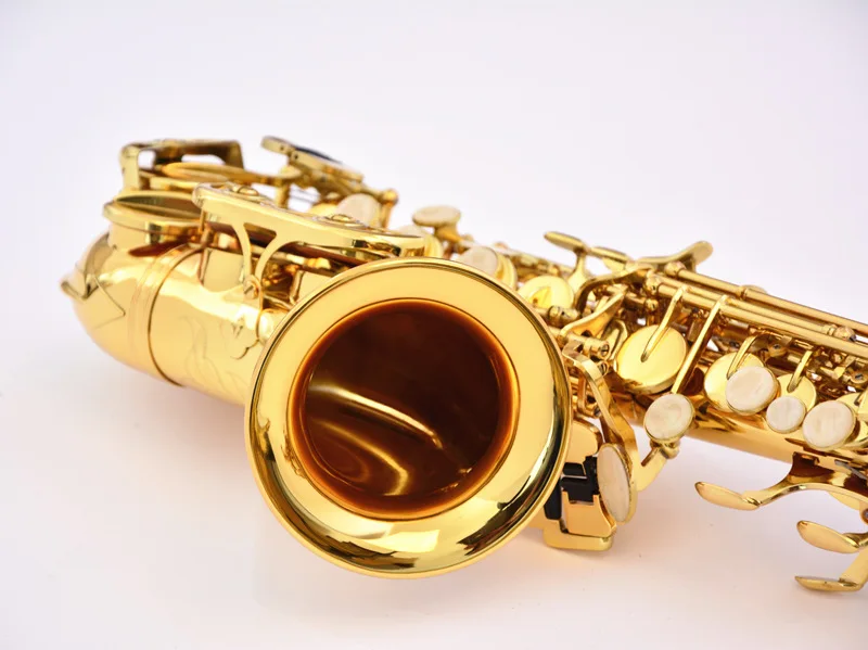 Gold Lacquer Brass  Instrument Accessories Professional Bb  Saxophone  For Kids