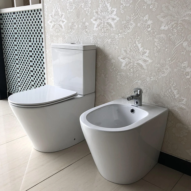 Water Mark Australian Standard Toilet Two Piece Ceramic Rimless Toilets