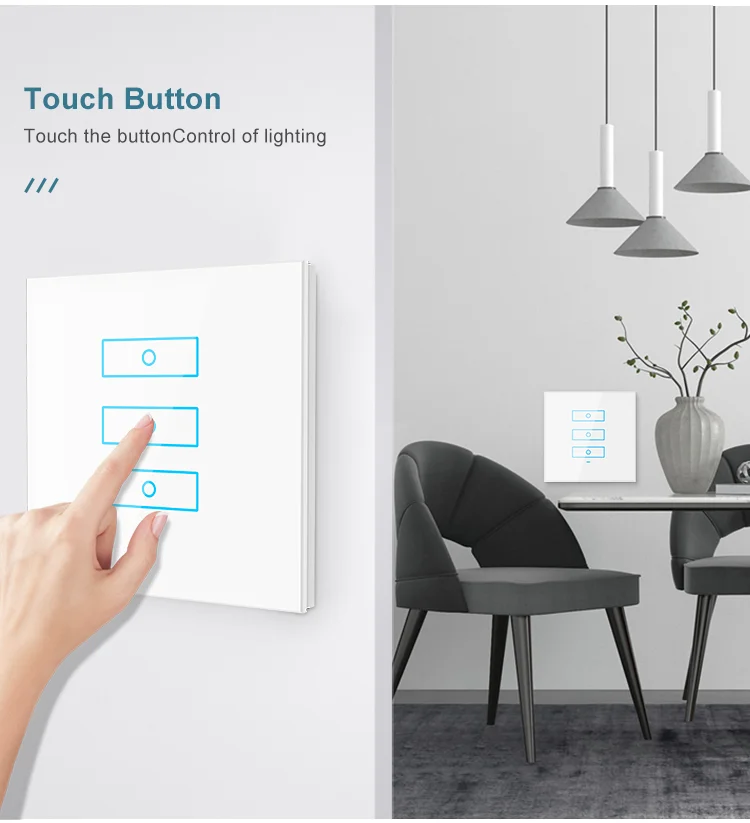 Tuya smart switch zigbee esp8266 light Zigbee switch wireless control - ANKUX.COM