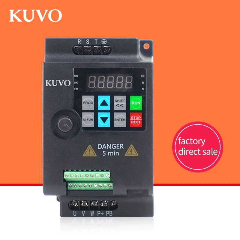 
230V Single Phase Input 0.75kw 1HP Mini VFD Variable Frequency Drive Inverter for Motor Speed Control 