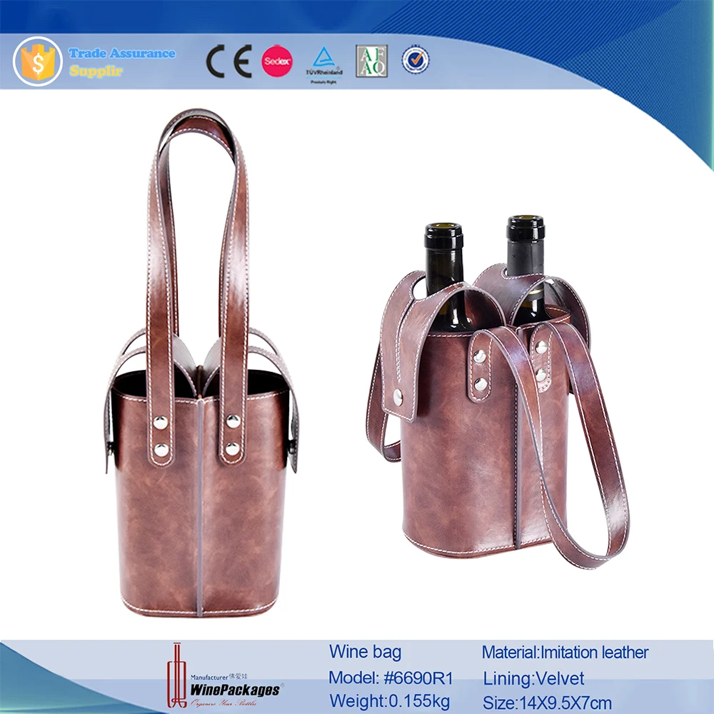 Best 2 Bottle Leather Wine Carrier Supplier Buy 2 Bottle Leather Wine