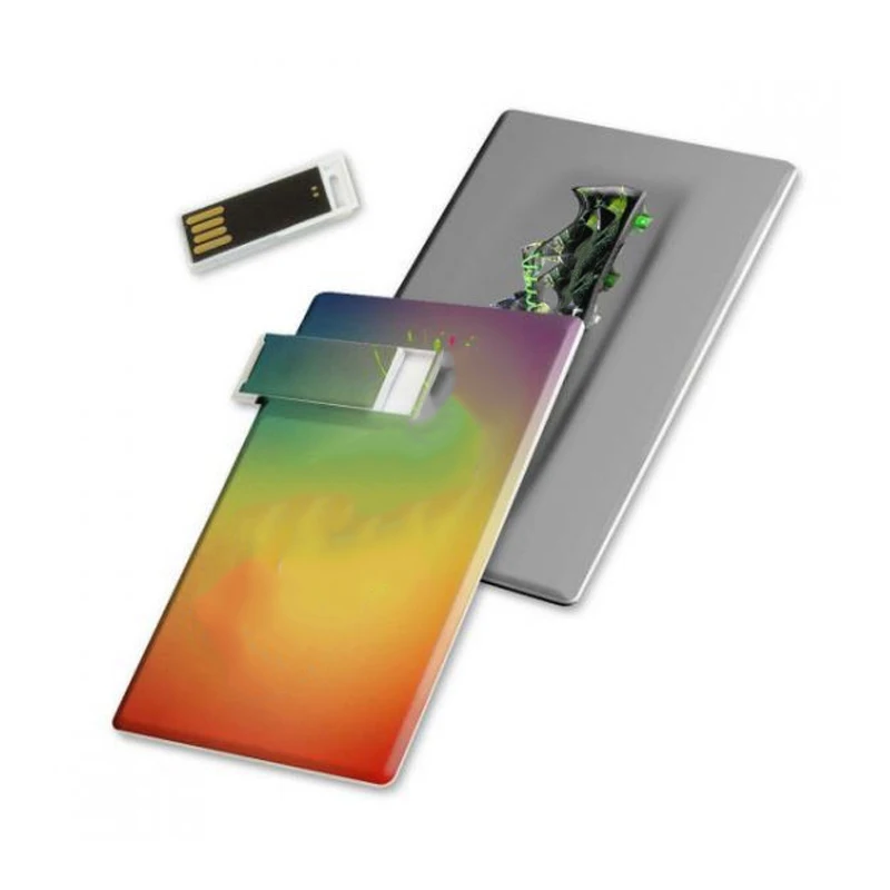 Usb Flash Drive Credit Card Shape With Custom Logo Plastic Memory Stick Pendrive Gifts 2.0 3.0 8GB 16Gb 32Gb 64Gb - ANKUX.COM