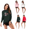 Fashion OEM Design Hot Drill Process Various Choose Logo Printed Custom Knit Sweater