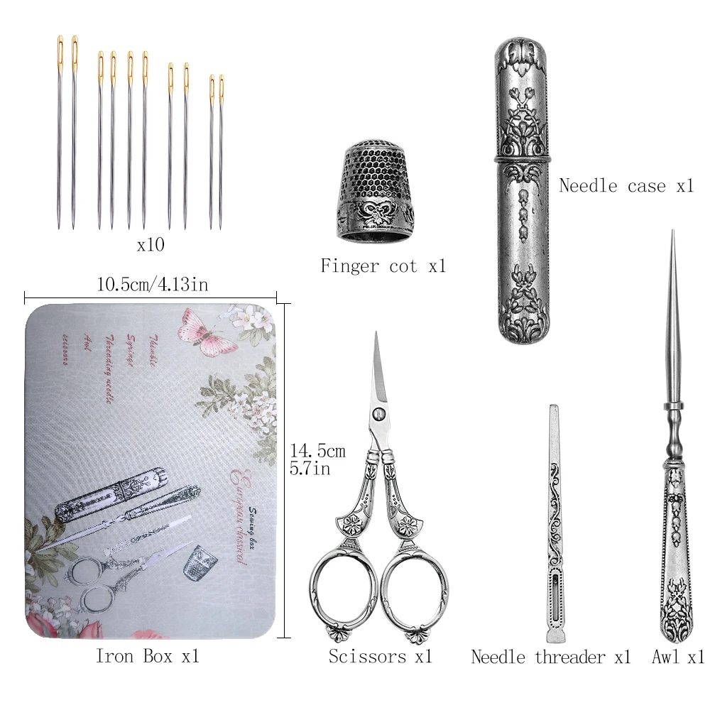 exquisite vintage beauty embroidery sewing scissors