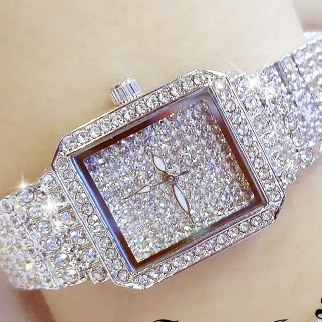 Duoya Marca De Lujo Reloj Mujeres Oro Ojos Moda Cristal Duoya Marca De Lujo Reloj Mujeres Oro Ojos Moda Cristal