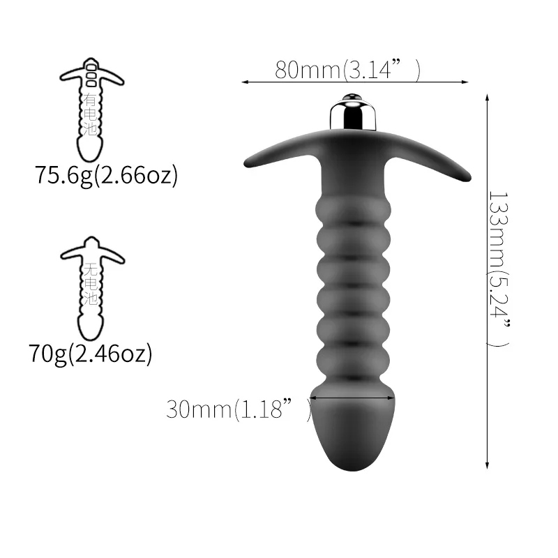 Wholesale Threaded Vibrating Silicone Backdoor Anal Plug Masturbator For All Genders Buy Anal