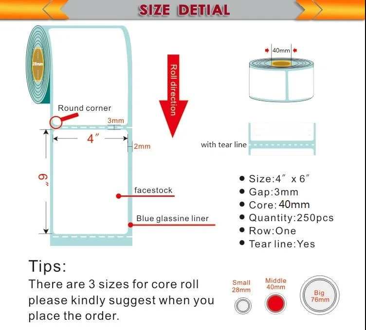 zebra gk420d 4x6 labels