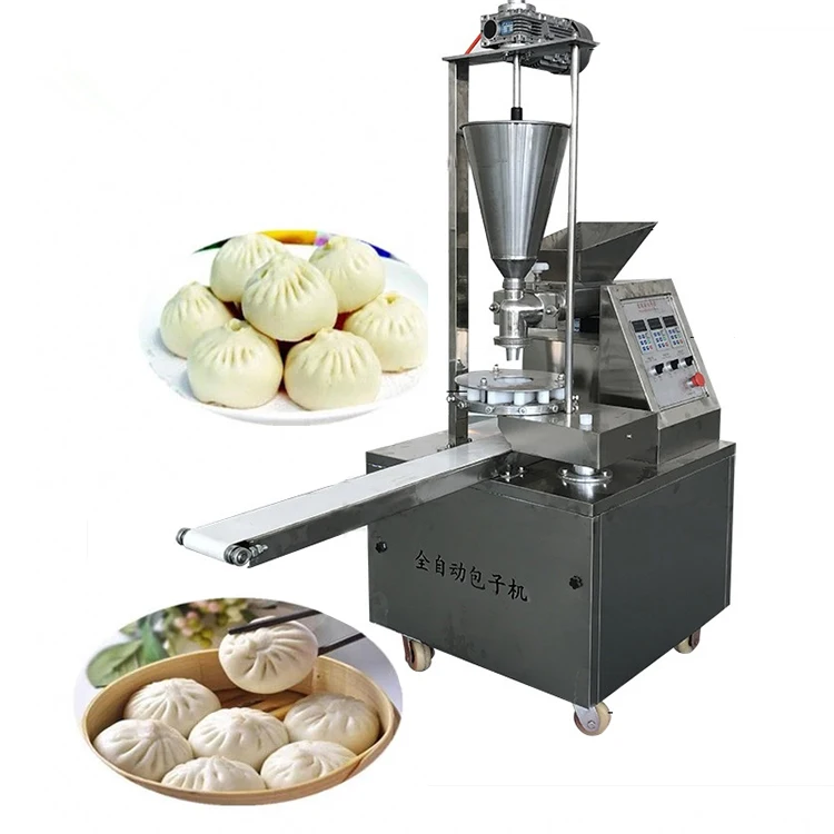 Automatic Meat Bun Maker Steam Stuffed Bun Momo Baozi Making Machine