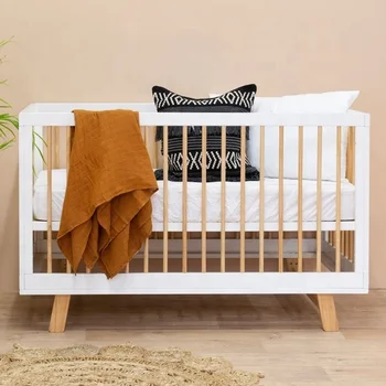 dark wood cot