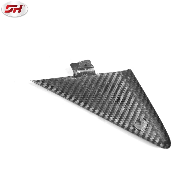 2PCS Car Carbon Fiber Window Triangle Sticker Replacement Window Triangle Plate for Porsche 718 981 991 2016-UP