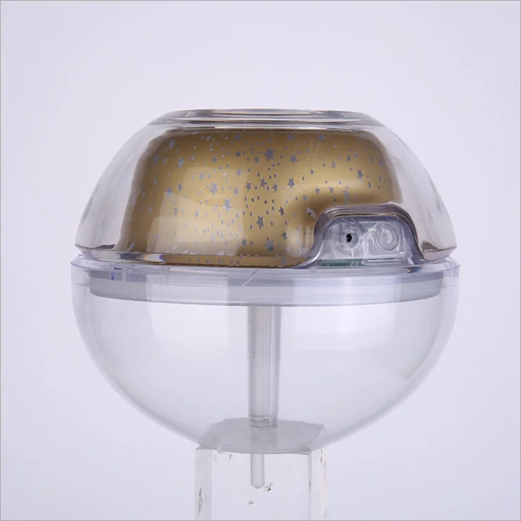 Romantic Creative Home Residential Crystal Humidifier USB Projection RGB Night Lamp