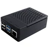 52Pi Raspberry Pi 4 Case ABS Black / White Box Case with Fan (40*40*10mm) Heatsink Cooler and Screwdriver