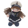 Cartoon stuffed plush human boy doll toy for kids NEW custom cute soft baby toy stuffed plush rag boy doll glove hand puppet