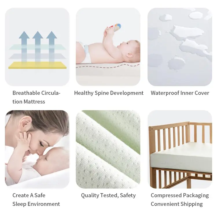 Wholesale Anti Suffocation Infant Baby Mattress Bed - Buy Baby Mattress ...