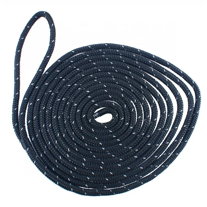 4pack nylon dock line boat rope braided used mooring rope for dock