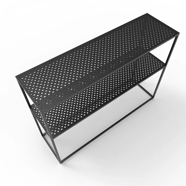 Modern Luxury Hallway Table Modern Natural Marble Home Furniture Black