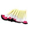 Miyaup fan-shaped makeup brush two 2 colors makeup sets brush hot sale new items makeup brush for gift Zhejiang factory made