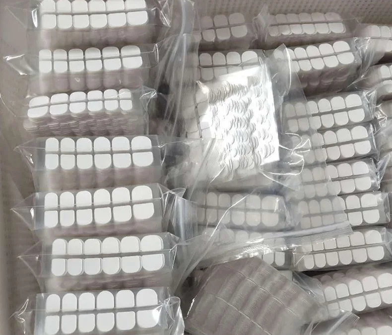 Silicon Fake Nails Adhesive Tabs Jelly Super Sticky Jelly Doublesided Nail Plate Waterproof