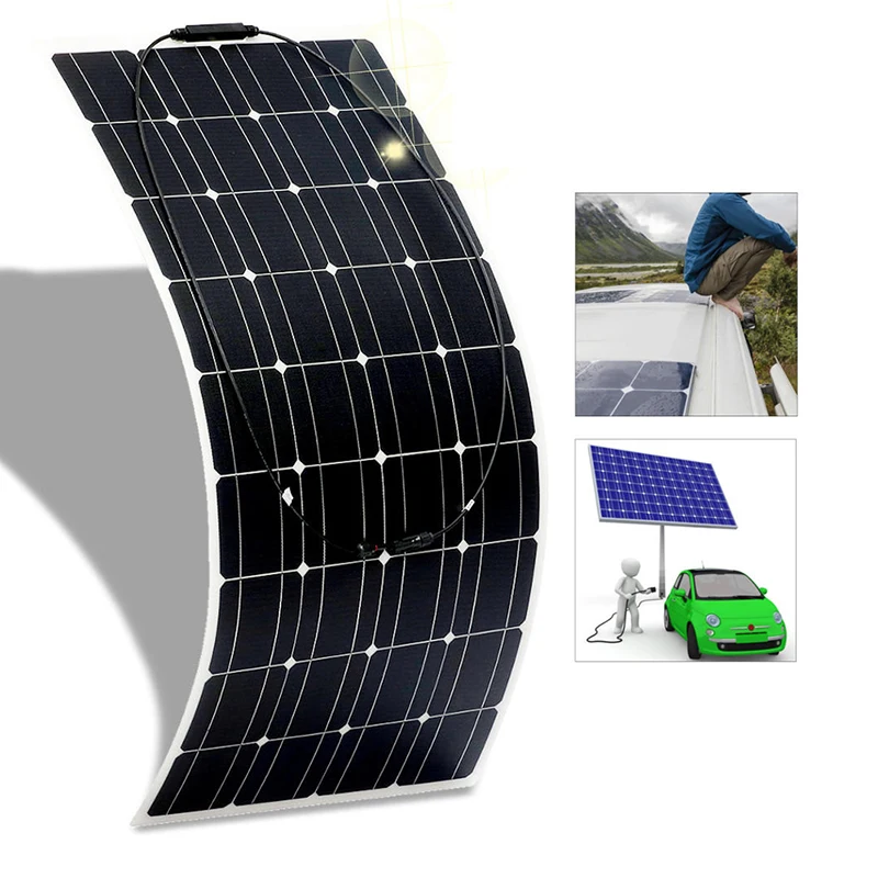 Oem Solar Mono Solar Panel 100w 220w 300watt 400w 500w Flexible Panels Solar Flexible Solar 7360