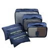 6 Sets WaterProof Cloth Organizer Storage Polyester Travel Packing Cubes Travel Bag Organizer