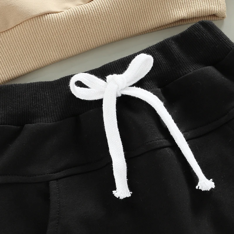 2pcs Boys Clothing Sets Outfit Mama's Boy Letter Pullover Sweatshirts