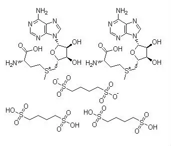 Ademetionine 1,4-butanedisulfonate.jpg