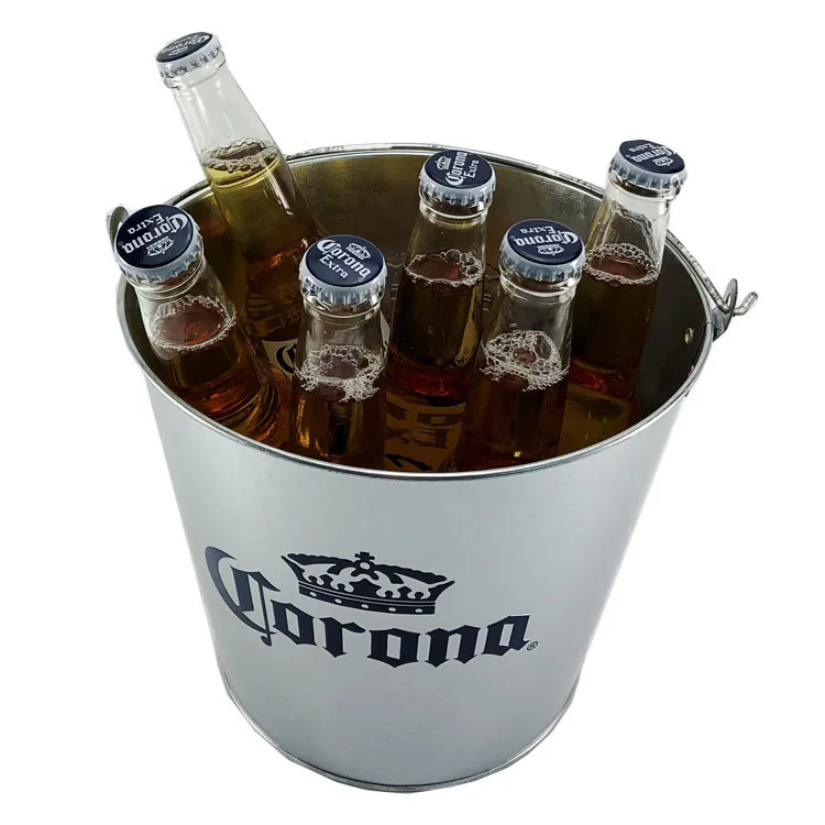 Corona Ice Bucket With Handle Buy Corona Metal Ice Bucket,Corona