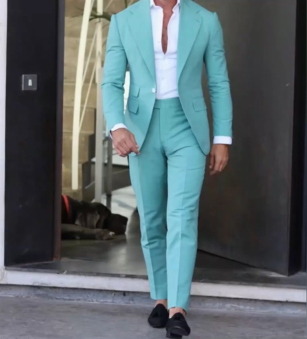 Men Suit Design Casual Slim Suit Design ...