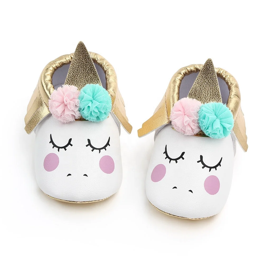 Wholesales Baby Cute Unicorn Plush Shoes Slippers Cheap Low Moq Pretty