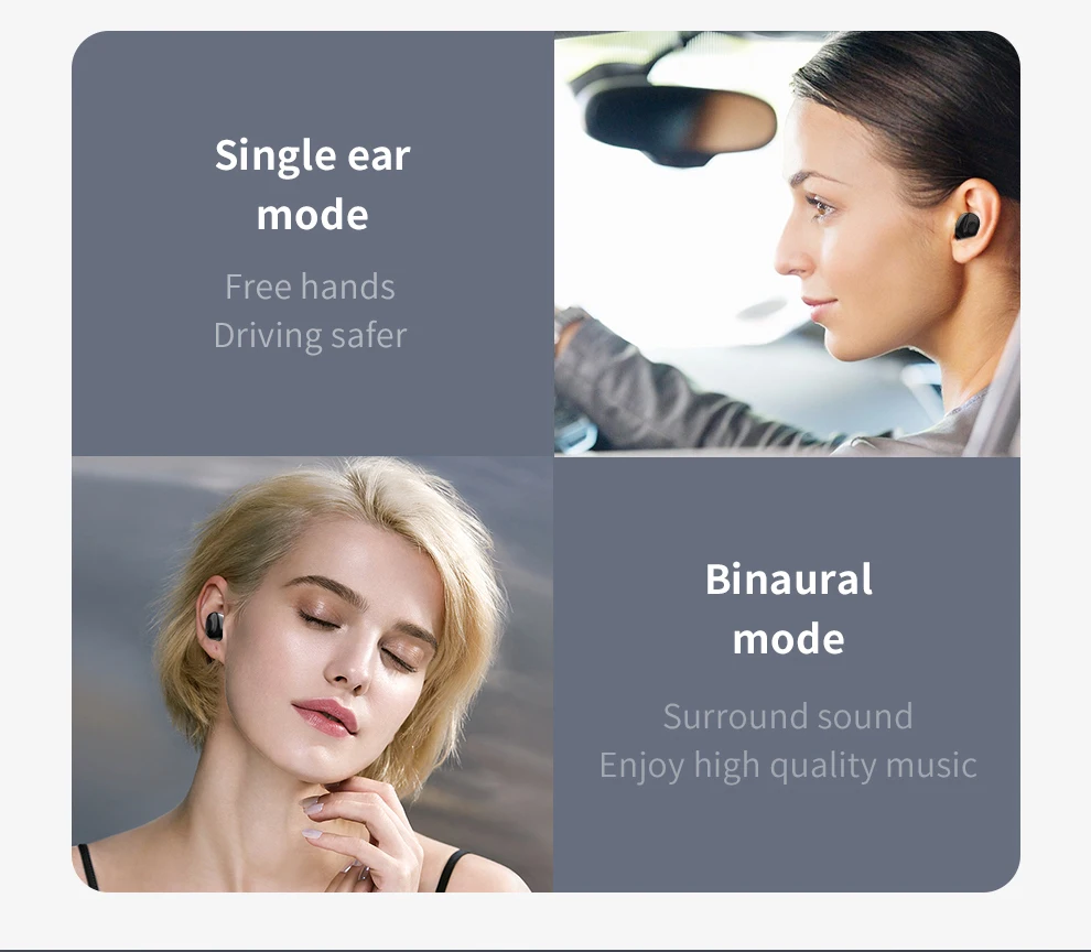 2019 Best Christmas gift Single Ear X18 TWS Button Wireless BT Earphones, BT5.0 Charging Bin Stealth Sports Headphone - ANKUX.COM