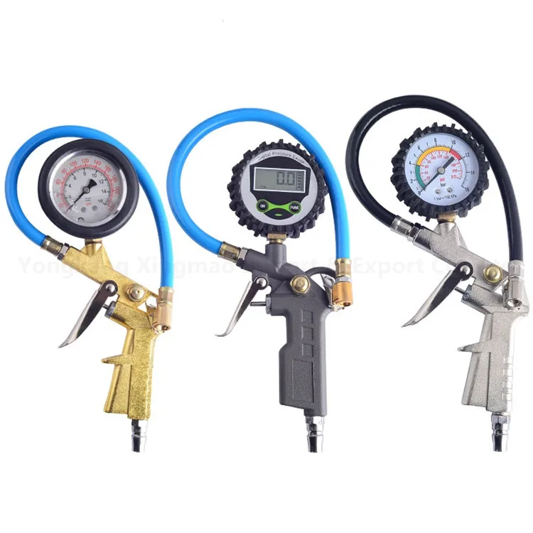 Digital Tire Pressure Gauge Inflating Gun With Air Chuck Buy Tire