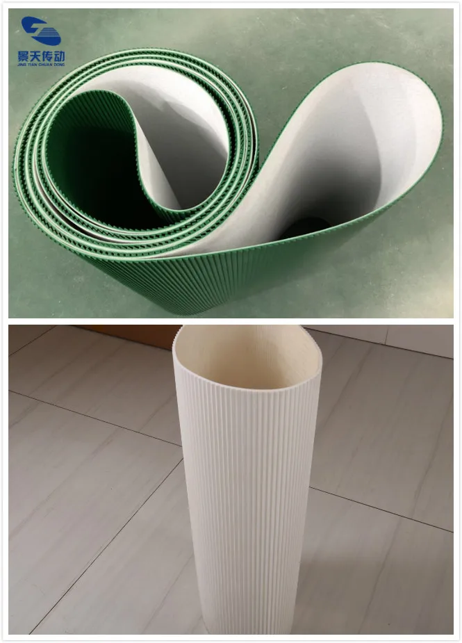 White Pvc Conveyor Belt With Washboard Pattern Buy Food Grade